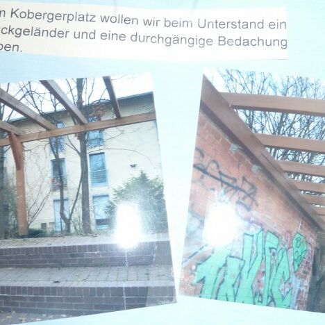 Bildlich kreativ gestaltetes Anliegen der Free Urban Stylers 2013
