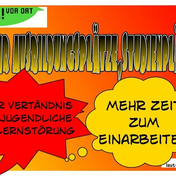 Von Jugendlichen auf der Jugendversammlung 2012 im Klüpfel gestaltete Postkarte mit ihrem Anliegen