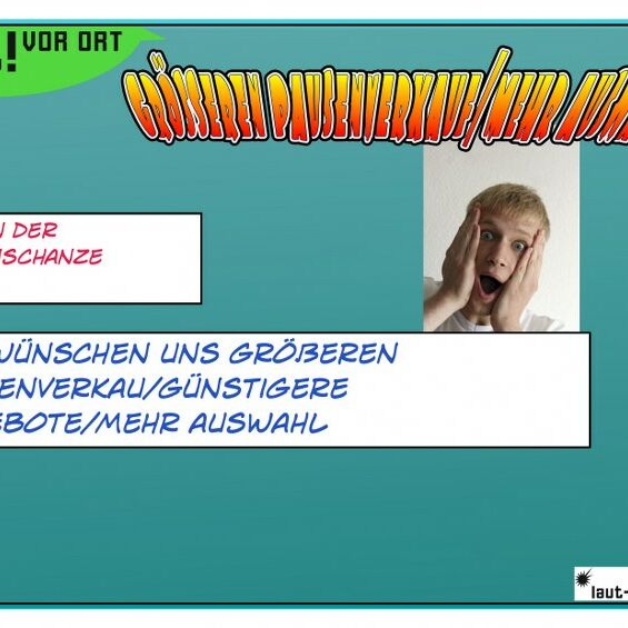 Von Jugendlichen auf der Jugendversammlung 2012 im Gost gestaltete Postkarte mit ihrem Anliegen
