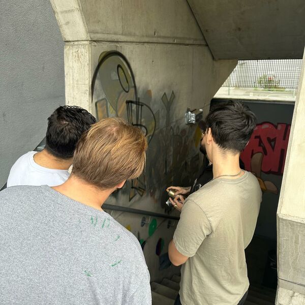 Foto Graffiti gegen Hate