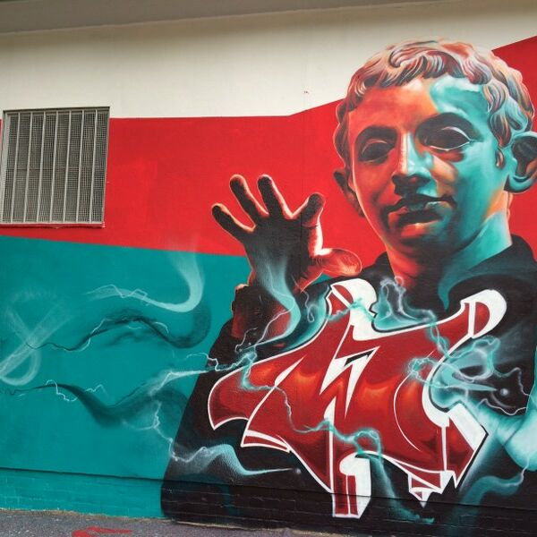 Foto von der Graffiti Aktion Feel the Energie 2016