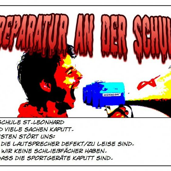 Von Jugendlichen auf der Jugendversammlung 2012 in der Villa Leon gestaltete Postkarte mit ihrem Anliegen