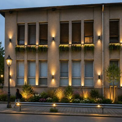 Mit KI entstand eine sehr schön aussehende Hausfassade