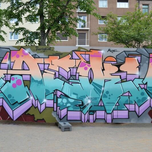 Foto von der Graffiti Aktion Feel the Energie 2016