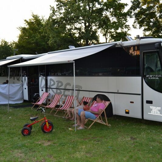 Foto von der laut Open Air Versammlung im Annapark 2014
