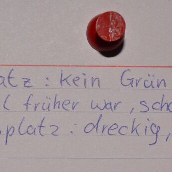 Foto von Vorschlägen von Jugendlichen 2014, was in Nürnberg schöner werden könnte