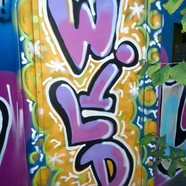 Foto von der Graffiti-Aktion Breslauer Straße