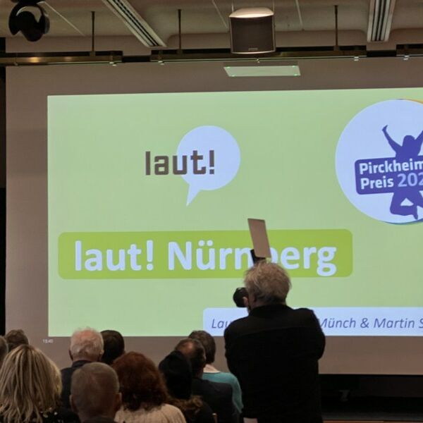 Bildschirmfoto mit der Info, dass laut den Pirckheimer-Preis 2024 gewonnen hat