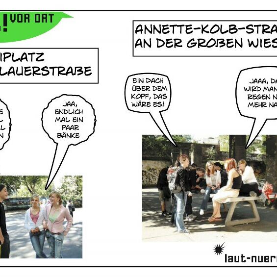 Von Jugendlichen auf der Jugendversammlung 2015 im Niemöller gestaltete Postkarte mit ihrem Anliegen