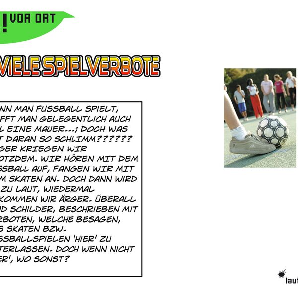 Von Jugendlichen auf der Jugendversammlung 2011 gestaltete Postkarte mit ihrem Anliegen