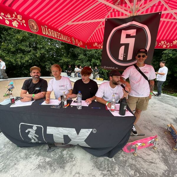 Foto vom Skateboard-Wettbewerb