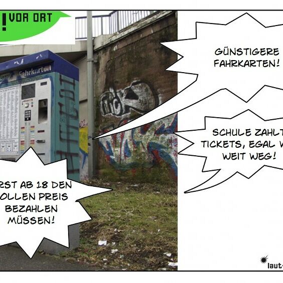 Von Jugendlichen auf der Jugendversammlung 2012 im Gost gestaltete Postkarte mit ihrem Anliegen