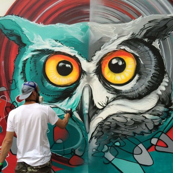Foto von der Graffiti Aktion Feel the Energie 2016
