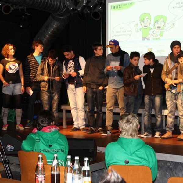 Foto von der ersten laut Jugendversammlung in der Luise 2011