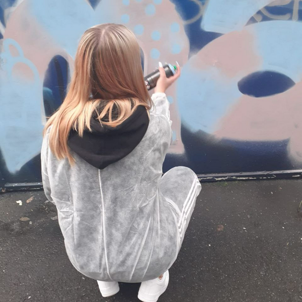 Foto von der Graffiti-Aktion Breslauer Straße