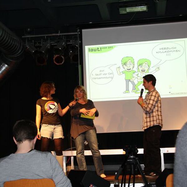 Foto von der ersten laut Jugendversammlung in der Luise 2011