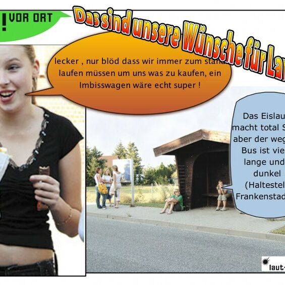 Von Jugendlichen auf der Jugendversammlung 2013 im Geiza gestaltete Postkarte mit ihrem Anliegen