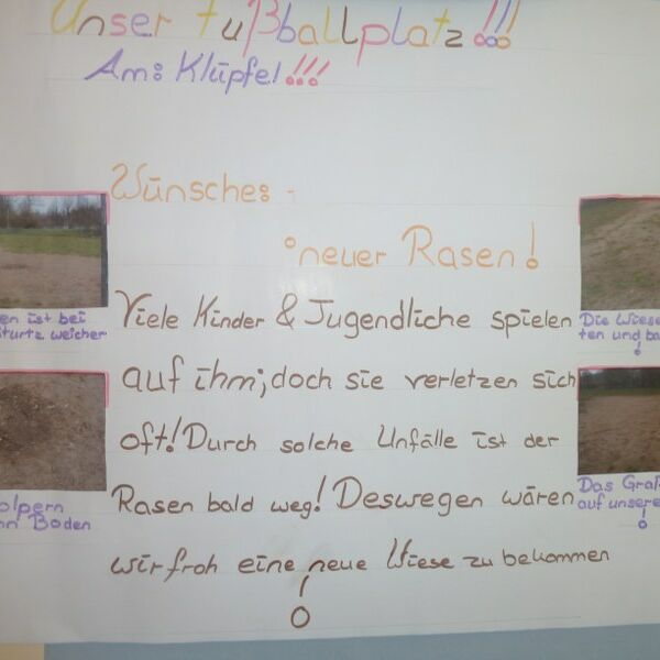 Bildlich kreativ gestaltetes Anliegen der Free Urban Stylers 2013