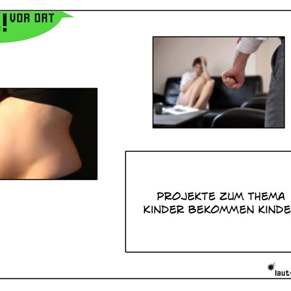 Von Jugendlichen auf der Jugendversammlung 2011 gestaltete Postkarte mit ihrem Anliegen