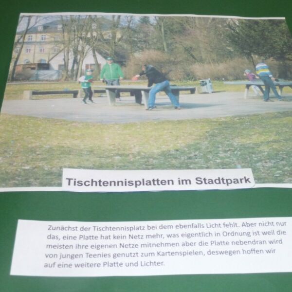 Bildlich kreativ gestaltetes Anliegen der Free Urban Stylers 2013