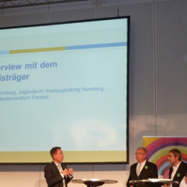 Interview mit der Steuerungsgruppe von laut bei der Übergabe des Deutschen Jugendhilfepreises 2014
