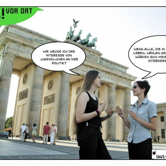 Von Jugendlichen auf der Jugendversammlung 2012 im Gost gestaltete Postkarte mit ihrem Anliegen