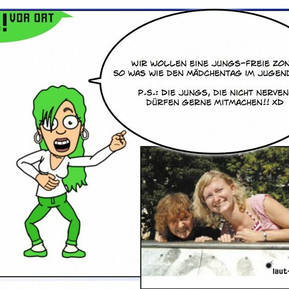 Von Jugendlichen auf der Jugendversammlung 2013 im U44 gestaltete Postkarte mit ihrem Anliegen