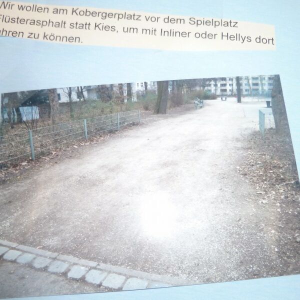 Bildlich kreativ gestaltetes Anliegen der Free Urban Stylers 2013