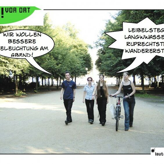 Von Jugendlichen auf der Jugendversammlung 2012 im Gost gestaltete Postkarte mit ihrem Anliegen