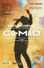 Flyer mit dem Hinweis auf die Veranstaltung Politix goes mad 2024