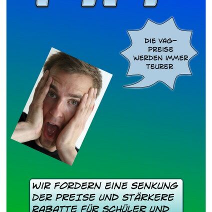 Von Jugendlichen auf der Jugendversammlung 2013 im Suspect gestaltete Postkarte mit ihrem Anliegen