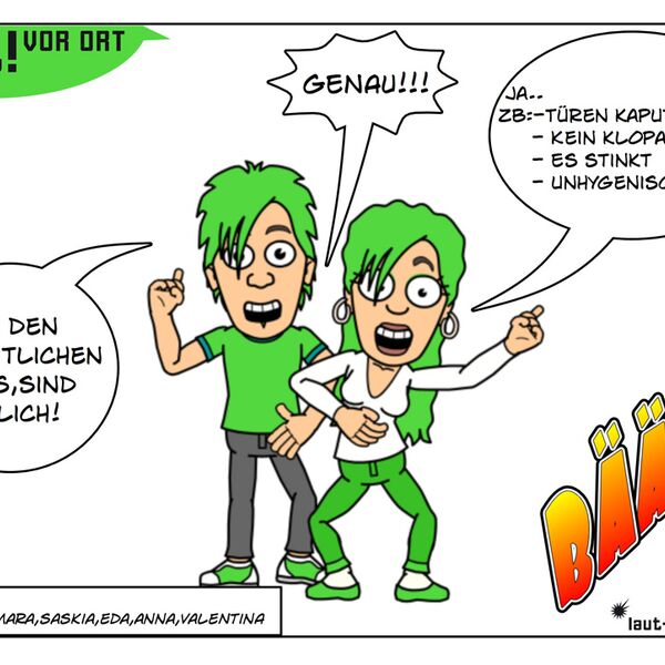 Von Jugendlichen auf der Jugendversammlung 2011 gestaltete Postkarte mit ihrem Anliegen