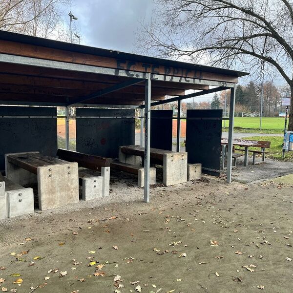 Abgeschlossenes Projekt 2024 Sitzmöglichkeiten am Unterstand an der Wied