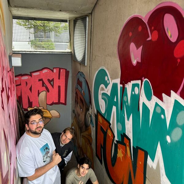 Foto Graffiti gegen Hate
