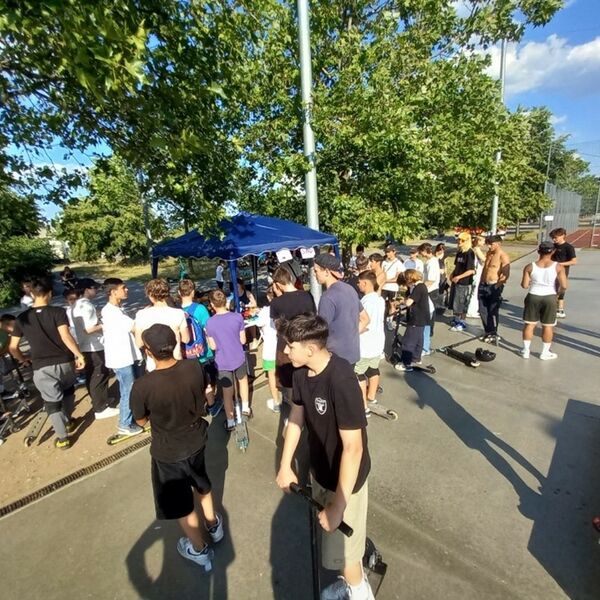 Foto vom Skatercontest am Pferdemarkt