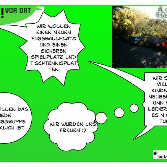 Von Jugendlichen auf der Jugendversammlung 2013 im Geiza gestaltete Postkarte mit ihrem Anliegen