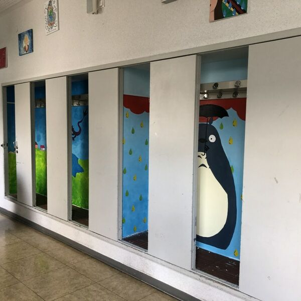 Foto von neu gestalteten Einbauschränken Willstätter Gymnasium