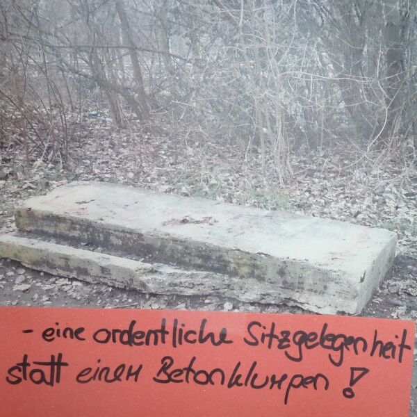 Bildlich kreativ gestaltetes Anliegen der Free Urban Stylers 2013