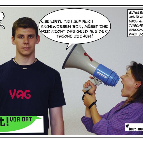 Von Jugendlichen auf der Jugendversammlung 2011 gestaltete Postkarte mit ihrem Anliegen